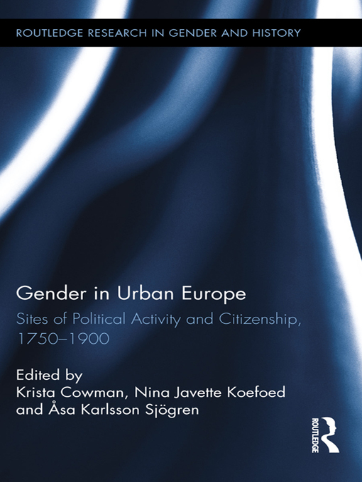 Title details for Gender in Urban Europe by Krista Cowman - Wait list